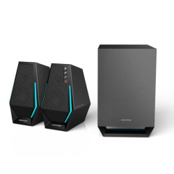 Edifier G1500 Max Ηχεία Υπολογιστή 2.1 με RGB Φωτισμό και Bluetooth Ισχύος 30W σε Μαύρο Χρώμα 6923520269839