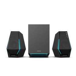 Edifier G1500 Max Ηχεία Υπολογιστή 2.1 με RGB Φωτισμό και Bluetooth Ισχύος 30W σε Μαύρο Χρώμα 6923520269839