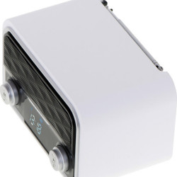 Adler AD1185 Επιτραπέζιο Ραδιόφωνο Μπαταρίας με Bluetooth και USB Λευκό