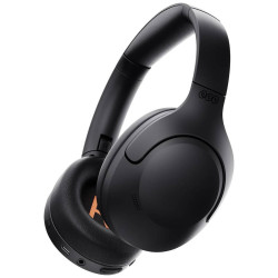 QCY H3 Lite ANC Ασύρματα / Ενσύρματα Over Ear Ακουστικά με 60 ώρες Λειτουργίας και Quick Charge Μαύρα