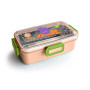 Iris Barcelona Δοχείο Φαγητού 530 ml Apricot Funny Jungle SnackRico
