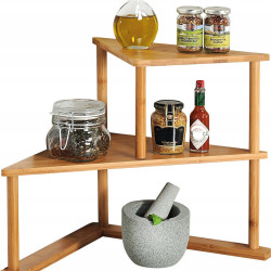 Kesper Διπλό Ράφι Bamboo 52x39x29,5cm