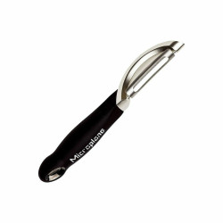 Microplane Professional Ψιλόφλουδος Καθαριστής Μαύρος Ανοξείδωτος 18,5x3cm