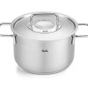 Χύτρα Ανοξείδωτη 24CM Pure με Μεταλλικό Καπάκι Fissler 5.7lt / 24cm 8611424000