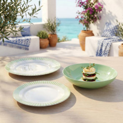 ΣΕΤ ΦΑΓΗΤΟΥ 18ΤΜΧ ROMANTIC GREEN LUMINARC