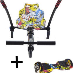 UrbanGlide Hoverboard 65lite & Kart Pilot με 15km/h max Ταχύτητα και 20km Αυτονομία