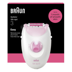 Braun Silk Εpil 3 Αποτριχωτική Μηχανή Epilator για Σώμα & Μπικίνι 3-000