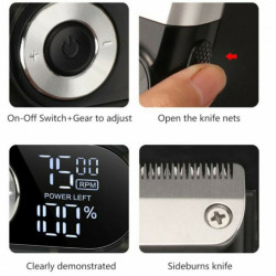 Kemei KM-2026 Ξυριστική Μηχανή Προσώπου Επαναφορτιζόμενη