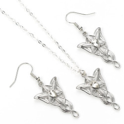 The Lord of the Rings - Earrings and Necklace Gift Set - Evenstar