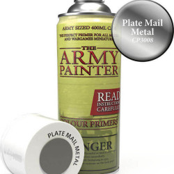 The Army Painter Colour Primer Χρώμα Μοντελισμού σε Spray Plate Mail Metal 400ml