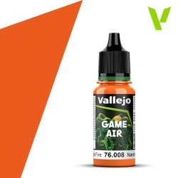 Acrylicos Vallejo Game Air Χρώμα Μοντελισμού Orange Fire 18ml