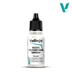 Acrylicos Vallejo Χρώμα Μοντελισμού Auxiliary Gloss Polyurethane Varnish 18ml