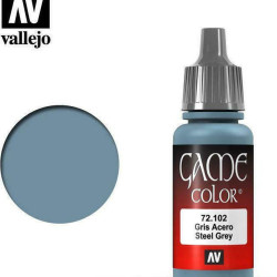 Acrylicos Vallejo Χρώμα Μοντελισμού Game Color Steel Grey 18ml