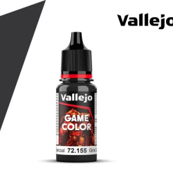 Acrylicos Vallejo Χρώμα Μοντελισμού Game Color Charcoal 18ml