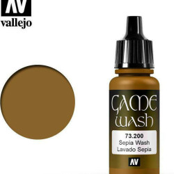 Acrylicos Vallejo Χρώμα Μοντελισμού Game Color Sepia 18ml