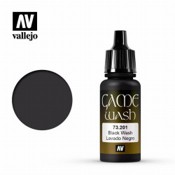 Acrylicos Vallejo Χρώμα Μοντελισμού Game Color Black Wash 18ml