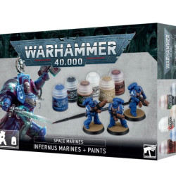 Warhammer 40K - Infernus Space Marines + Paints