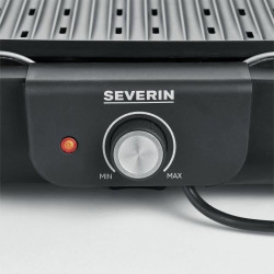 Severin PG8556 Επιτραπέζια Ηλεκτρική Ψησταριά Αλουμινίου Αυλακωτής Πλάκας 2300W Ανοξείδωτη με Ρυθμιζόμενο Θερμοστάτη 33x29εκ.