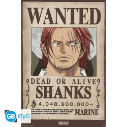 ONE PIECE - Poster Maxi 91.5x61 - Wanted Shanks