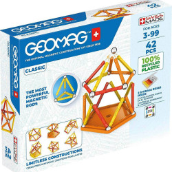 Geomag Μαγνητικό Παιχνίδι Κατασκευών Classic 42τμχ για Παιδιά 3+ Ετών