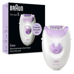 Braun SE3-000 Silk-Epil 3 Αποτριχωτική Μηχανή Epilator για Σώμα & Μπικίνι