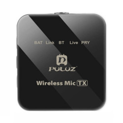 Puluz Ασύρματο Μικρόφωνο PU647B Πέτου για Κάμερα (lighting)
