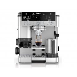 Ninja Αυτόματη Μηχανή Espresso 1650W με Μύλο Άλεσης Ασημί ES601EU